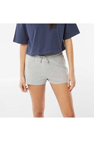 KIABI Plain lightweight sweatshirt fabric short shorts GREY