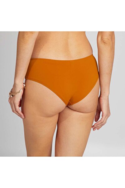 KIABI Microfibre and lace boy shorts YELLOW