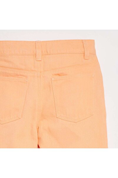 KIABI Cropped denim trousers ORANGE