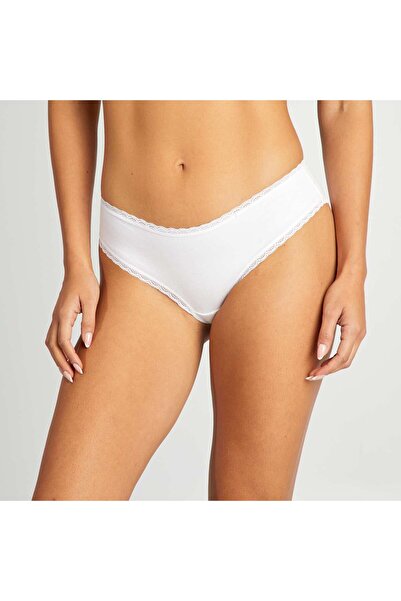 KIABI Pack of 2 cotton boy shorts white