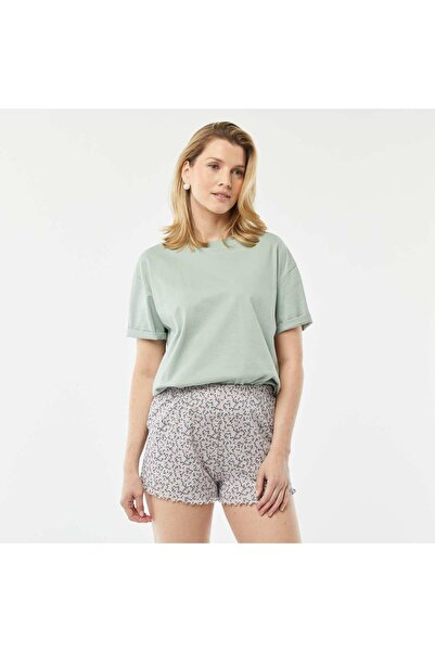 KIABI شورت بيجامة أصفر