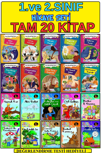 GÖNÜL YAYINCILIK 1.ve 2.sınıflar Için Okumayı Sevdiren Ve Eğlenceli 32 Sayfal...
