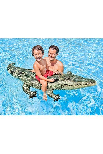 Intex Kids Inflatable Crocodile - Sea and Pool Crocodile Crocodile - 170x86 cm