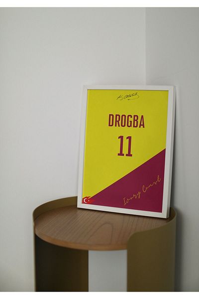 Arthopia Πίνακας αφίσας με πλαίσιο Didier Drogba