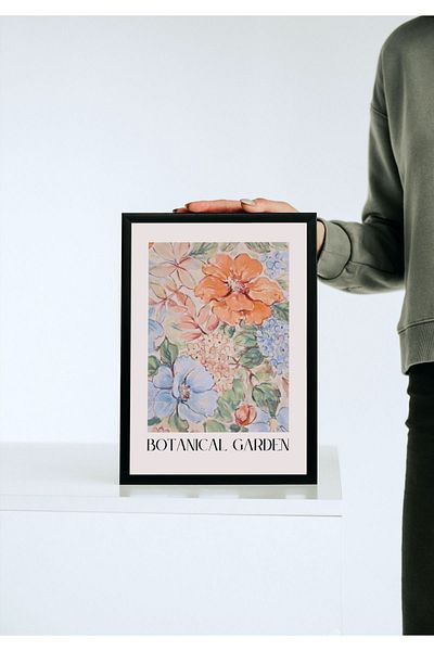Arthopia Βοτανικό Κήπο Λουλούδια Καλλιτεχνικό Pinterest Πλαίσιο αφίσας Υψηλής ποιότητας Διακόσμηση Σχέδιο Ζωγραφική