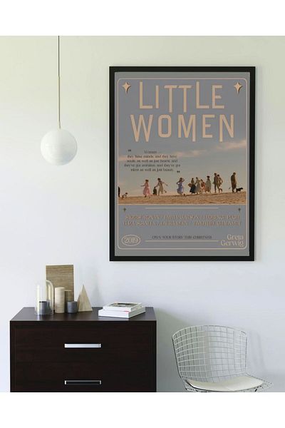 Arthopia Little Women 2 Αφίσα ταινίας ταινίας Pinterest Δώρο αφίσα με κορνίζα ζωγραφική καλλιτεχνική σχεδίαση