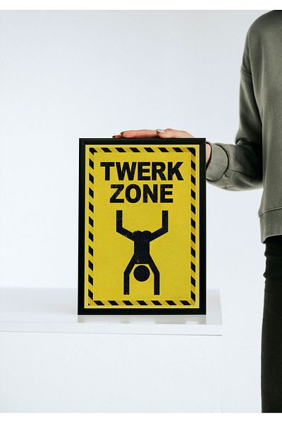 Arthopia Twerk Zone Pinterest Αφίσα με κορνίζα Δώρο Διακόσμηση Σχεδιασμός Ζωγραφική