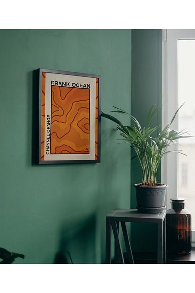 Arthopia Frank Ocean Channel Orange Pinterest Πίνακας σχεδίασης διακόσμησης υψηλής ποιότητας με πλαίσιο αφίσας