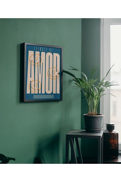 Arthopia Amor 3 Pinterest Δώρο Αφίσα Πίνακας Καλλιτεχνικού Σχεδιασμού με κορνίζα