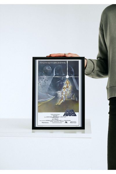 Arthopia Διακόσμηση ταινίας Star Wars με κορνίζα με σχέδιο αφίσας