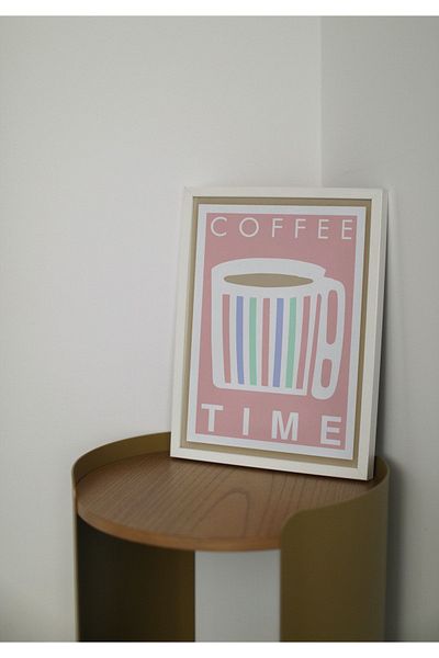 Arthopia Αφίσα με σκελετό Coffee Time