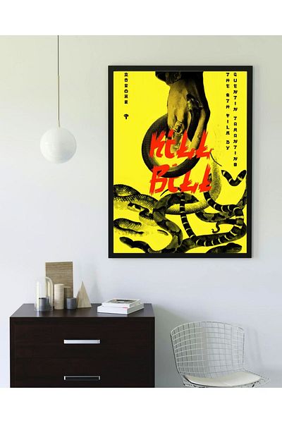 Arthopia Kill Bill- Quentin Tarantino Αφίσα ταινίας ταινίας Pinterest Πίνακας καλλιτεχνικού σχεδιασμού με κορνίζα