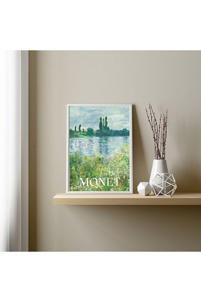 Arthopia Claude Monet Διακοσμητικός Πίνακας Αφίσας Υψηλής Ποιότητας Σχεδιασμού με κορνίζα