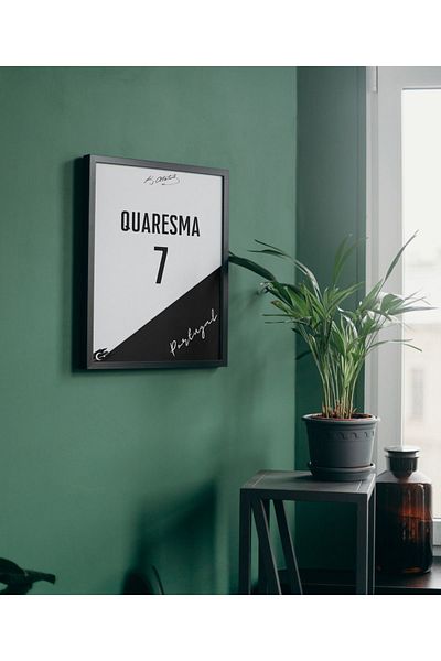 Arthopia Ζωγραφική αφίσας με πλαίσιο Ricardo Quaresma