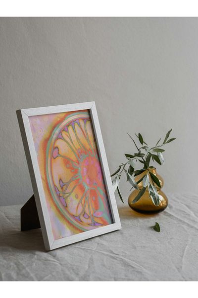 Arthopia Pinterest Visual Abstract Art Ακρυλικό 1 Αφίσα Πίνακας Καλλιτεχνικού Σχεδιασμού με κορνίζα