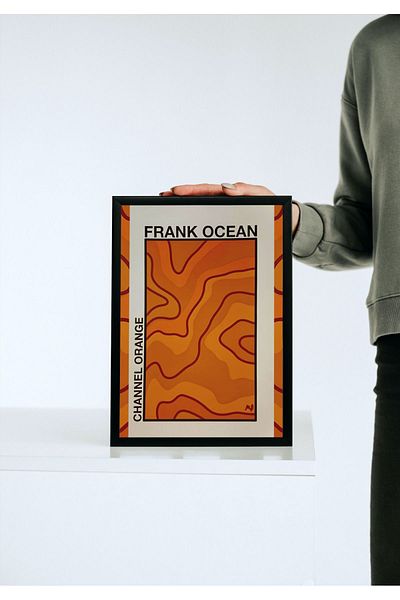 Arthopia Frank Ocean Channel Orange Pinterest Πίνακας σχεδίασης διακόσμησης υψηλής ποιότητας με πλαίσιο αφίσας