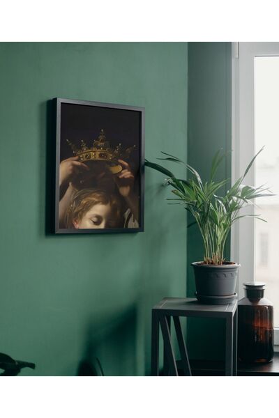 Arthopia King Rönesans Kral Tacı Pinterest Poster Çerçeveli Yüksek Kaliteli Tasarım Tablo