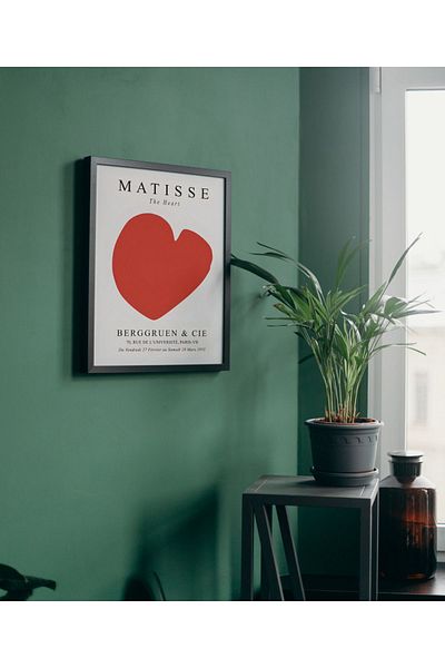 Arthopia Matisse The Heart Δώρο για την Ημέρα του Αγίου Βαλεντίνου Αφίσα Πλαίσιο Καλλιτεχνική Ζωγραφική