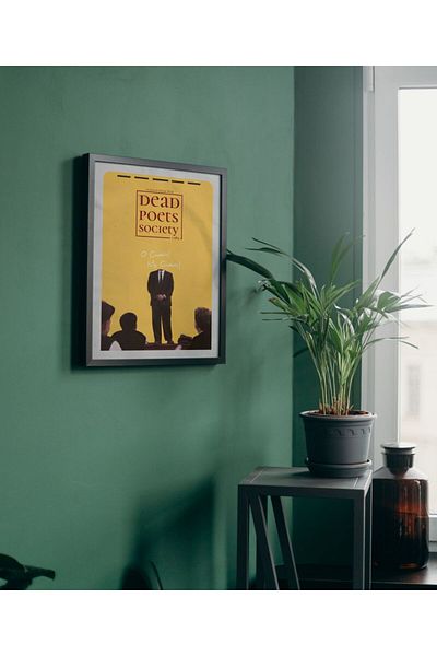 Arthopia Αφίσα ταινίας της Dead Poets Society Αφίσα δώρου Pinterest Πίνακας καλλιτεχνικού σχεδιασμού με κορνίζα