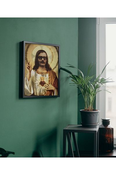 Arthopia Cem Karaca Pinterest Art Poster Πίνακας καλλιτεχνικού σχεδιασμού με κορνίζα