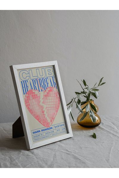 Arthopia Club Heartbreak - Αφίσα με σκελετό διακόσμησης Club of Losers