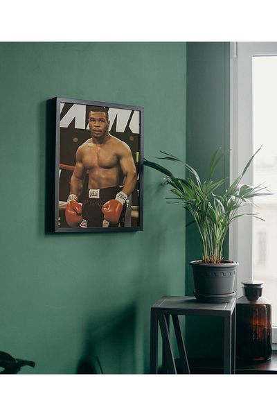 Arthopia Μποξ Mike Tyson με κορνίζα υψηλής ποιότητας σχεδίασης