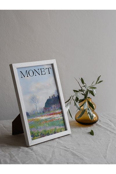 Arthopia Claude Monet Διακοσμητικός Πίνακας Αφίσας Υψηλής Ποιότητας Σχεδιασμού με κορνίζα