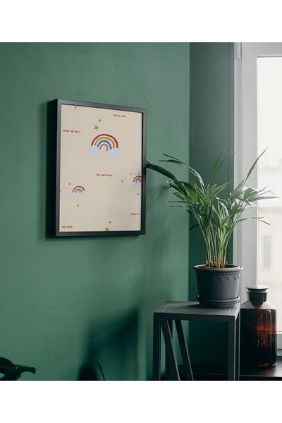 Arthopia Rainbow Pastel Παιδικό Δωμάτιο Pinterest Δώρο Αφίσα Πλαίσιο Καλλιτεχνικό Σχέδιο Πίνακας