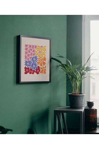 Arthopia Flowers Flowers Artistic Pinterest Αφίσα με κορνίζα Υψηλής ποιότητας διακοσμητικό σχέδιο ζωγραφικής