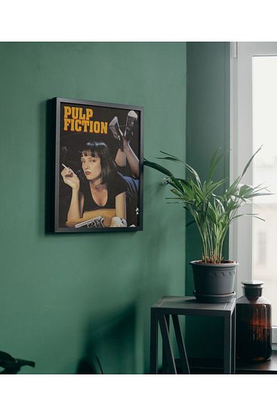 Arthopia Διακοσμητικό κορνίζας ταινίας Pulp Fiction Ζωγραφική αφίσας