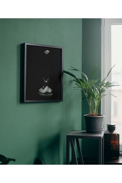 Arthopia Αφίσα Semazen Allah Peacefulness με κορνίζα υψηλής ποιότητας σχεδιασμού