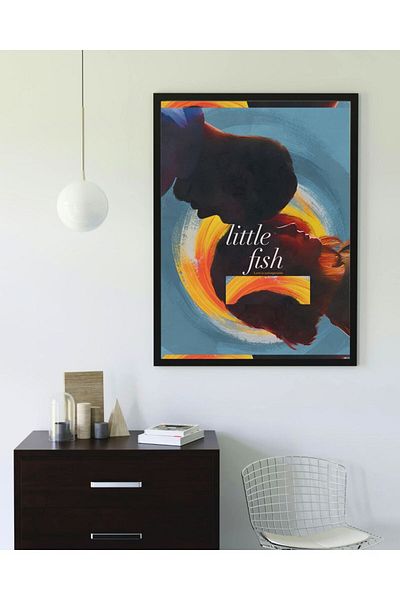 Arthopia Αφίσα ταινίας Little Fish Δώρο Pinterest Αφίσα με κορνίζα ζωγραφική καλλιτεχνική σχεδίαση