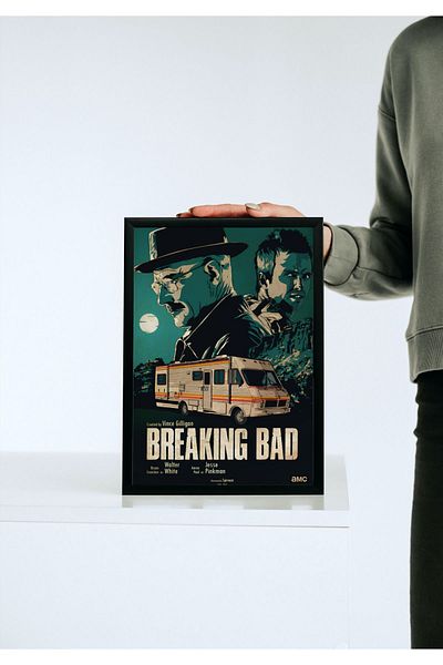 Arthopia Vintage Pinterest Breaking Bad Caravan Αφίσα με κορνίζα Υψηλής ποιότητας ζωγραφική σχεδίου