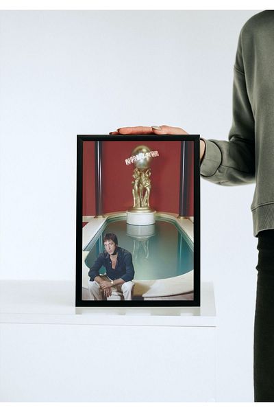 Arthopia Scarface The World Is Yours Pinterest Αφίσα με κορνίζα Υψηλής ποιότητας διακοσμητικό σχέδιο ζωγραφικής