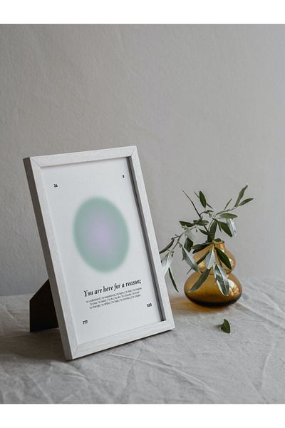 Arthopia Pinterest Angel No: 777.620.8.36 Πίνακας υψηλής ποιότητας σχεδίου με κορνίζα αφίσας