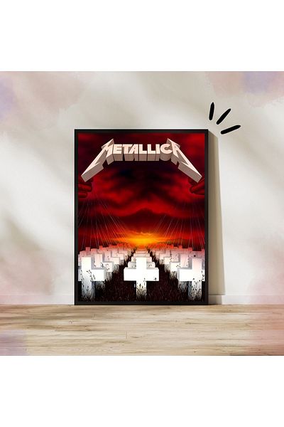 Arthopia Metallica Master Of Puppets Pinterest Πίνακας υψηλής ποιότητας σχεδίου με πλαίσιο αφίσας