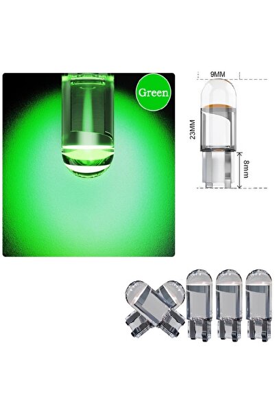 orco ( 5 X ADET ) 1 SET LED T10 DİPSİZ AMPUL 12V DIAMOND PINE GREEN (5W DİPSİ...