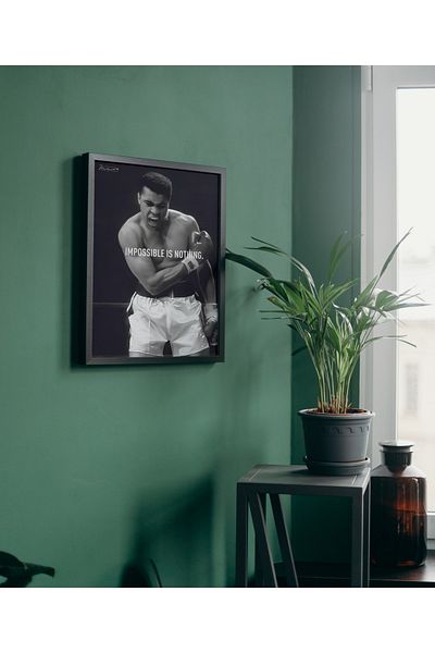 Arthopia Μουάμεν Άλι Αδύνατο Τίποτα Vintage Διακόσμηση Υψηλής Ποιότητας Πλαίσιο Ζωγραφικής Τοίχου Αφίσα