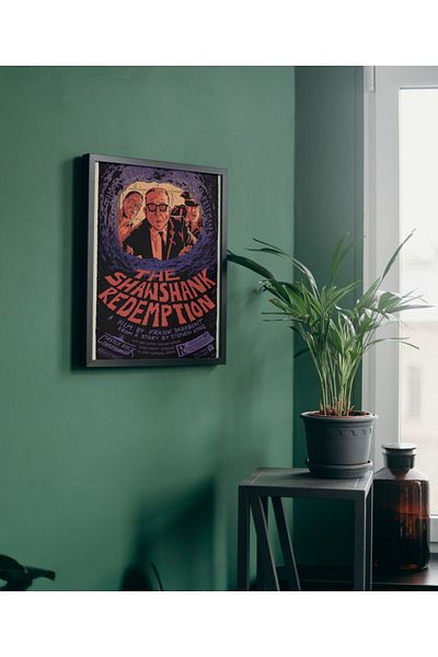 Arthopia The Shawshank Redemption Movie Pinterest Αφίσα με κορνίζα Δώρο Διακόσμηση Σχέδιο ζωγραφικής