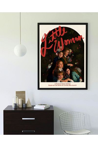 Arthopia Αφίσα ταινίας Little Women Δώρο Pinterest Αφίσα με κορνίζα ζωγραφική καλλιτεχνική σχεδίαση