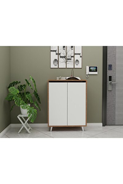 Masif Market Kardiya Çok Amaçlı Dolap Marbella Kiraz-Beyaz