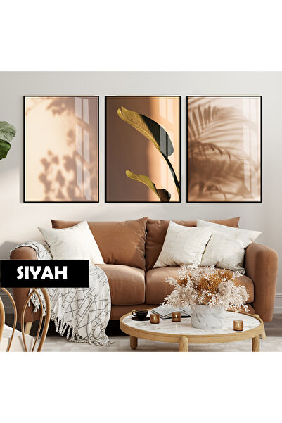 Harika bir ev HARİKABİREV|KAHVE TON YAPRAK-GÖLGE KOMBİNİ (STARLICE) |ÇERÇEVEL...