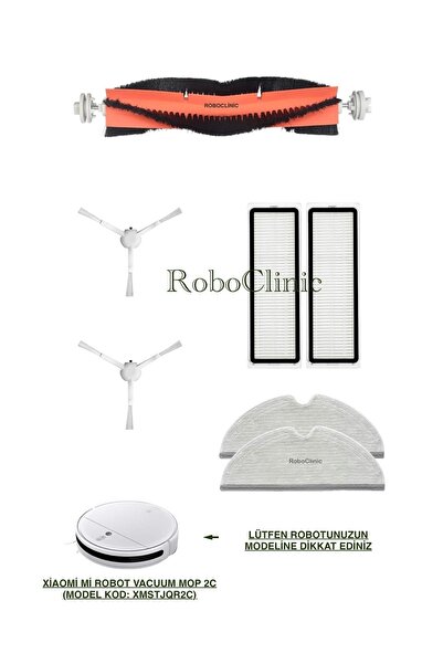 Roboclinic Xiaomi Mi Robot Vacuum Mop 2c - Set de completare de 7 piese, peri...