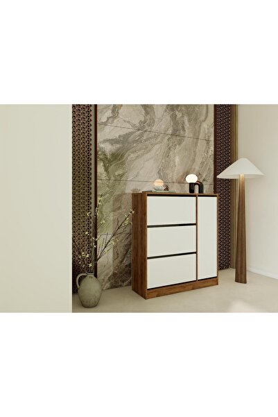 Masif Market KORİKOS DÜŞER KAPAKLI AYAKKABI DOLABI