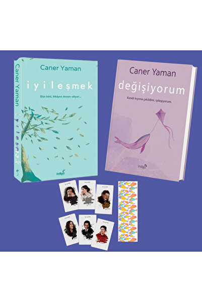 İndigo Kitap 2kitap - / Değişiyorum - Iyileşmek / Ayraç 1 Adet Edebiyat Defte...