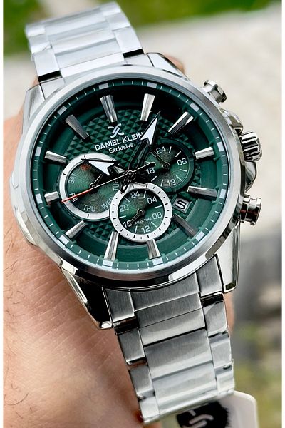 Daniel Klein Premium Steel Men Wrist Watch 3 Atm Waterproof Stainless Steel
