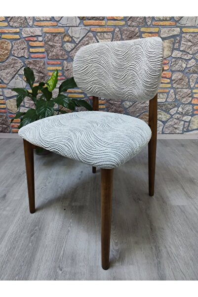 COVER TEKSTİL Bohem yeni model sandalyesi kılıfı jakar ağaç kabuğu desen
