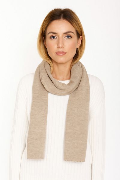 Sebir Moda Single Color Classic Scarf Set