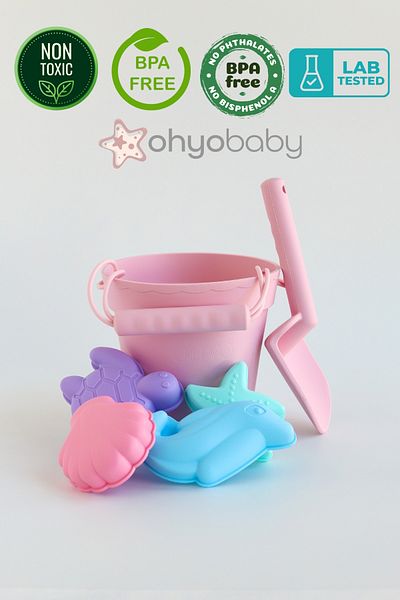 OHYO Silicone Bucket Set Pink
