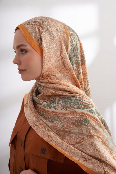 ARMANDA Ethnic Fual Nuit Pattern Shawl 4463-68